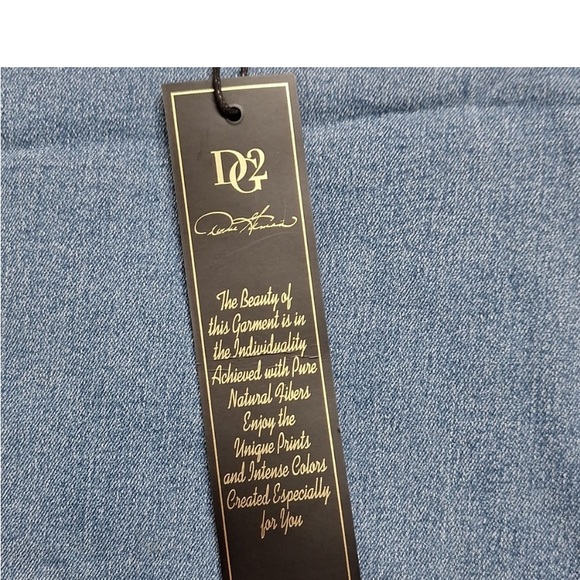 NEW! DG2 Classic Stretch Ultra Skinny Jeans, Chambray Light Wash Diane Gilman - Picture 8 of 11